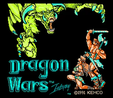 Dragon Wars (USA) (Proto) screen shot title